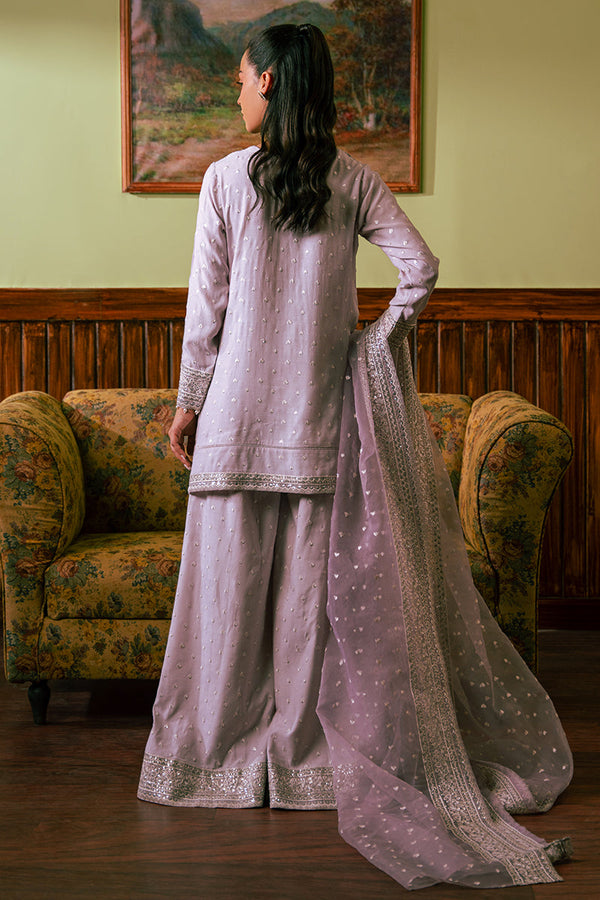 Cross Stitch | Luxe Atelier 24 | WISTERIA PLUM by Cross Stitch - Designer Dress - Type: Luxury - Available at Libayah - 100% Original