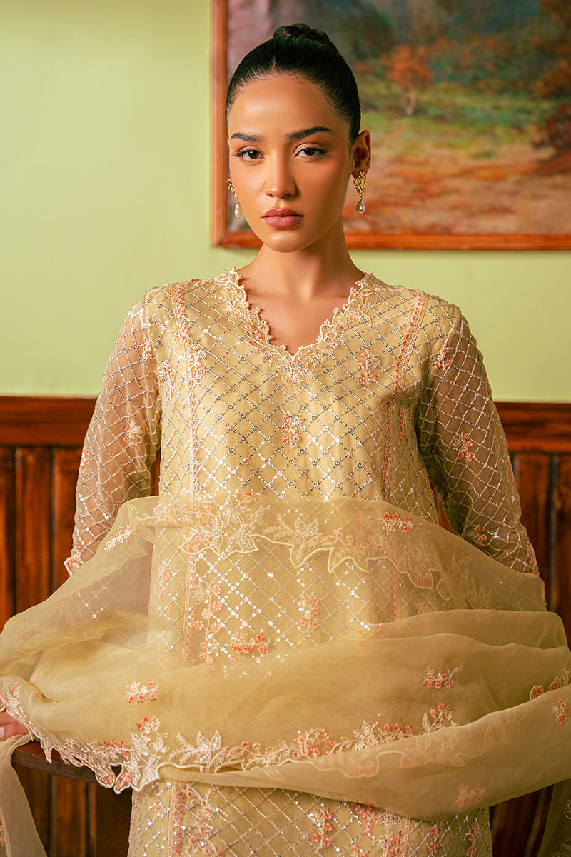 Cross Stitch | Luxe Atelier 24 | CANARY BUTTER by Cross Stitch - Designer Dress - Type: Luxury - Available at Libayah - 100% Original