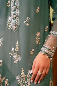 Cross Stitch | Luxe Atelier 24 | FERN GREEN by Cross Stitch - Designer Dress - Type: Luxury - Available at Libayah - 100% Original