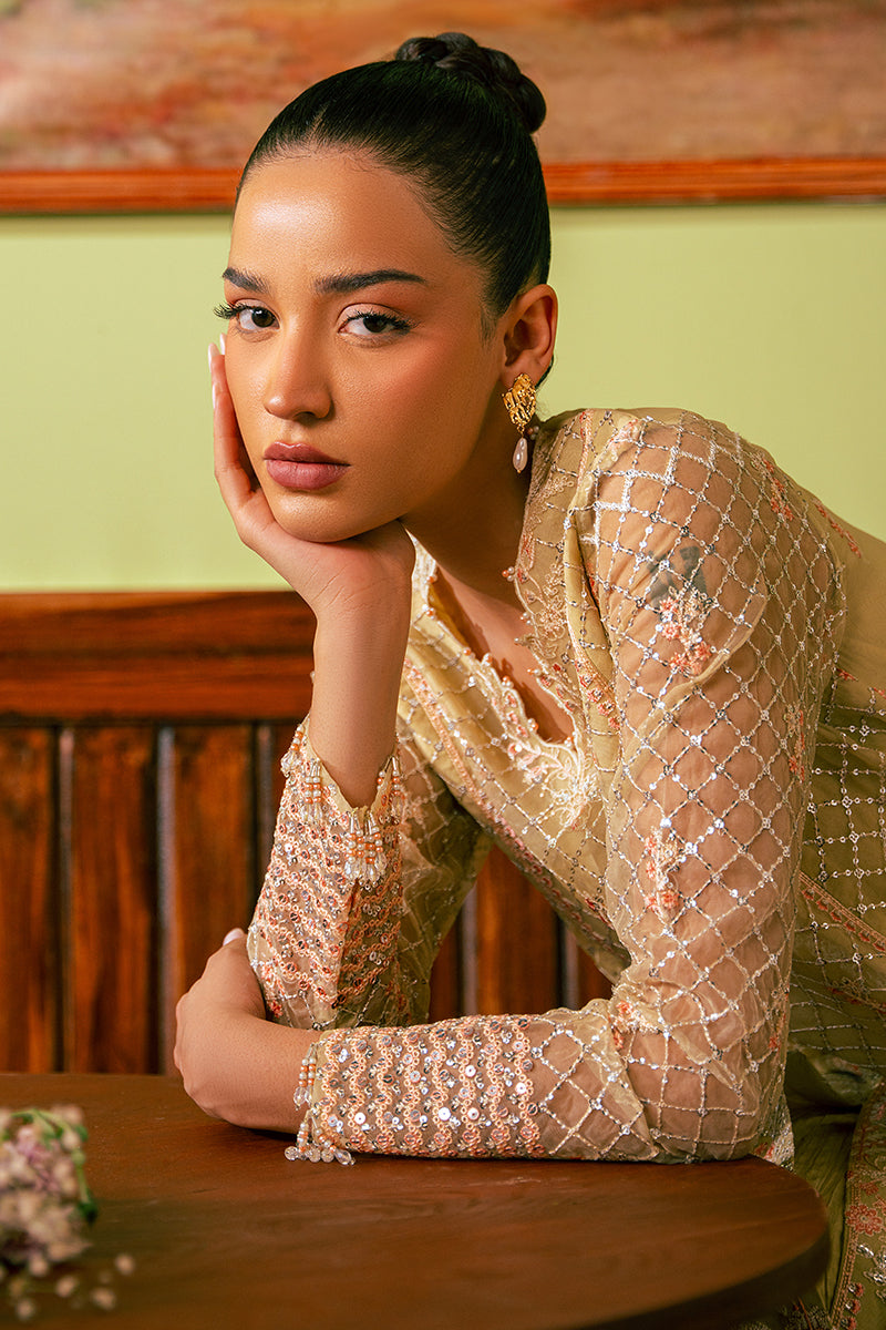 Cross Stitch | Luxe Atelier 24 | CANARY BUTTER by Cross Stitch - Designer Dress - Type: Luxury - Available at Libayah - 100% Original