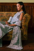 Cross Stitch | Luxe Atelier 24 | HAZY BLUE by Cross Stitch - Designer Dress - Type: Luxury - Available at Libayah - 100% Original