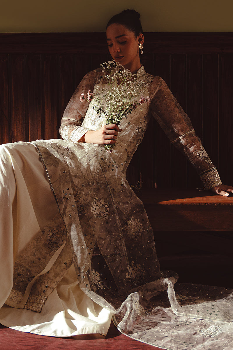 Cross Stitch | Luxe Atelier 24 | CELADON SAGE by Cross Stitch - Designer Dress - Type: Luxury - Available at Libayah - 100% Original