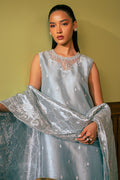 Cross Stitch | Luxe Atelier 24 | HAZY BLUE by Cross Stitch - Designer Dress - Type: Luxury - Available at Libayah - 100% Original