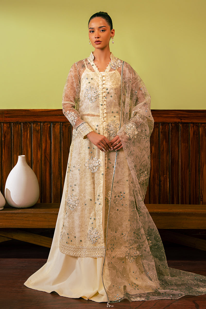 Cross Stitch | Luxe Atelier 24 | CELADON SAGE by Cross Stitch - Designer Dress - Type: Luxury - Available at Libayah - 100% Original