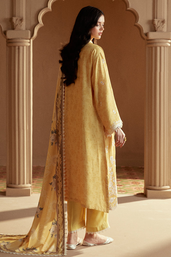 Cross Stitch | Winter Collection 24 |  OCHRE TINT by Cross Stitch - Designer Dress - Type: Ladies Clothes - Available at Libayah - 100% Original