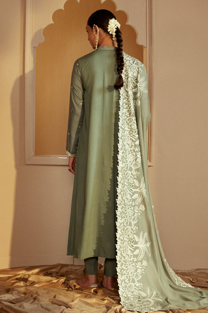 Cross Stitch | Winter Collection 24 |  OLIVE GARDEN by Cross Stitch - Designer Dress - Type: Ladies Clothes - Available at Libayah - 100% Original
