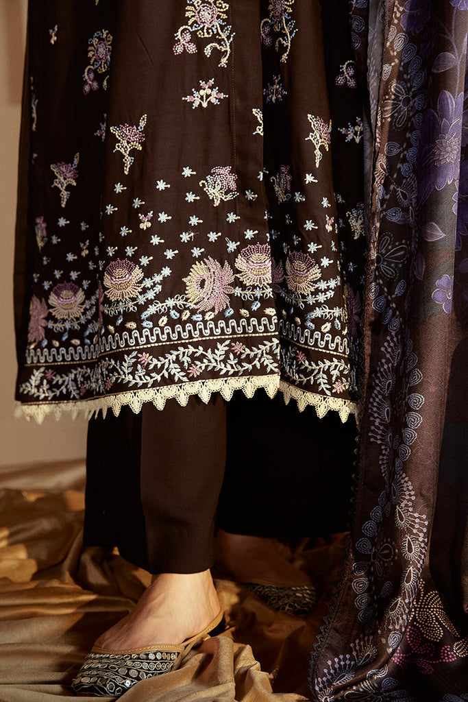 Cross Stitch | Winter Collection 24 |  SHADOW GRACE by Cross Stitch - Designer Dress - Type: Ladies Clothes - Available at Libayah - 100% Original