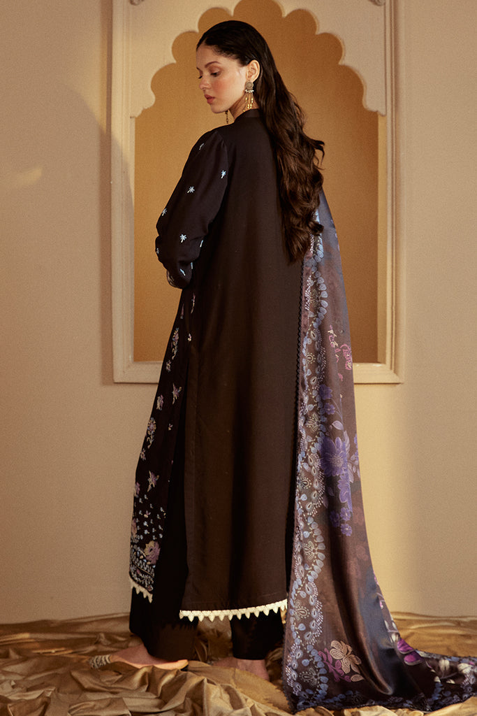 Cross Stitch | Winter Collection 24 |  SHADOW GRACE by Cross Stitch - Designer Dress - Type: Ladies Clothes - Available at Libayah - 100% Original
