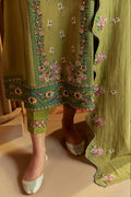 Cross Stitch | Winter Collection 24 |  GREEN OASIS by Cross Stitch - Designer Dress - Type: Ladies Clothes - Available at Libayah - 100% Original