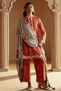 Cross Stitch | Winter Collection 24 |  MANGOLIAN TRIBE by Cross Stitch - Designer Dress - Type: Ladies Clothes - Available at Libayah - 100% Original