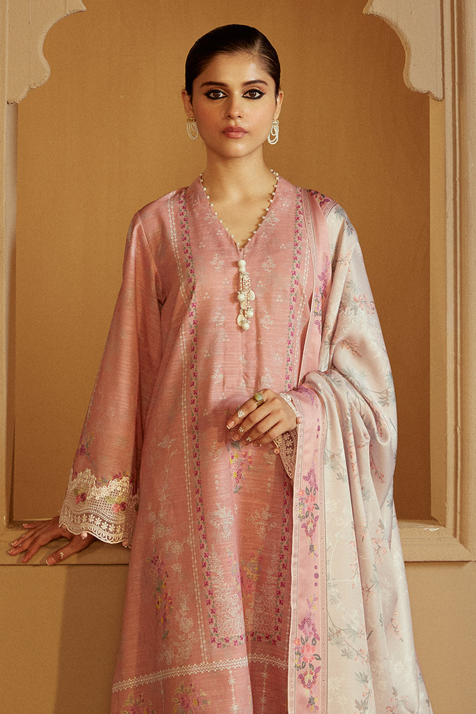 Cross Stitch | Winter Collection 24 |  ROSY DEW by Cross Stitch - Designer Dress - Type: Ladies Clothes - Available at Libayah - 100% Original
