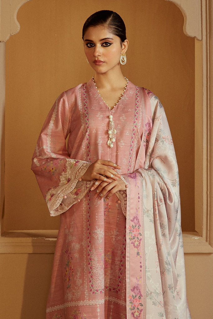 Cross Stitch | Winter Collection 24 |  ROSY DEW by Cross Stitch - Designer Dress - Type: Ladies Clothes - Available at Libayah - 100% Original
