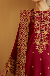 Cross Stitch | Winter Collection 24 |  REGAL ROSEWOOD by Cross Stitch - Designer Dress - Type: Ladies Clothes - Available at Libayah - 100% Original