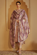 Cross Stitch | Winter Collection 24 |  DUSKY PURPLE by Cross Stitch - Designer Dress - Type: Ladies Clothes - Available at Libayah - 100% Original