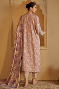 Cross Stitch | Winter Collection 24 |  DUSKY PURPLE by Cross Stitch - Designer Dress - Type: Ladies Clothes - Available at Libayah - 100% Original