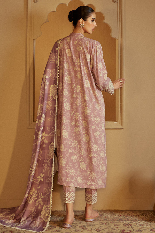 Cross Stitch | Winter Collection 24 |  DUSKY PURPLE by Cross Stitch - Designer Dress - Type: Ladies Clothes - Available at Libayah - 100% Original