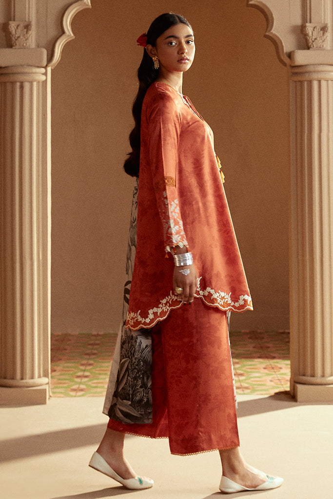 Cross Stitch | Winter Collection 24 |  MANGOLIAN TRIBE by Cross Stitch - Designer Dress - Type: Ladies Clothes - Available at Libayah - 100% Original