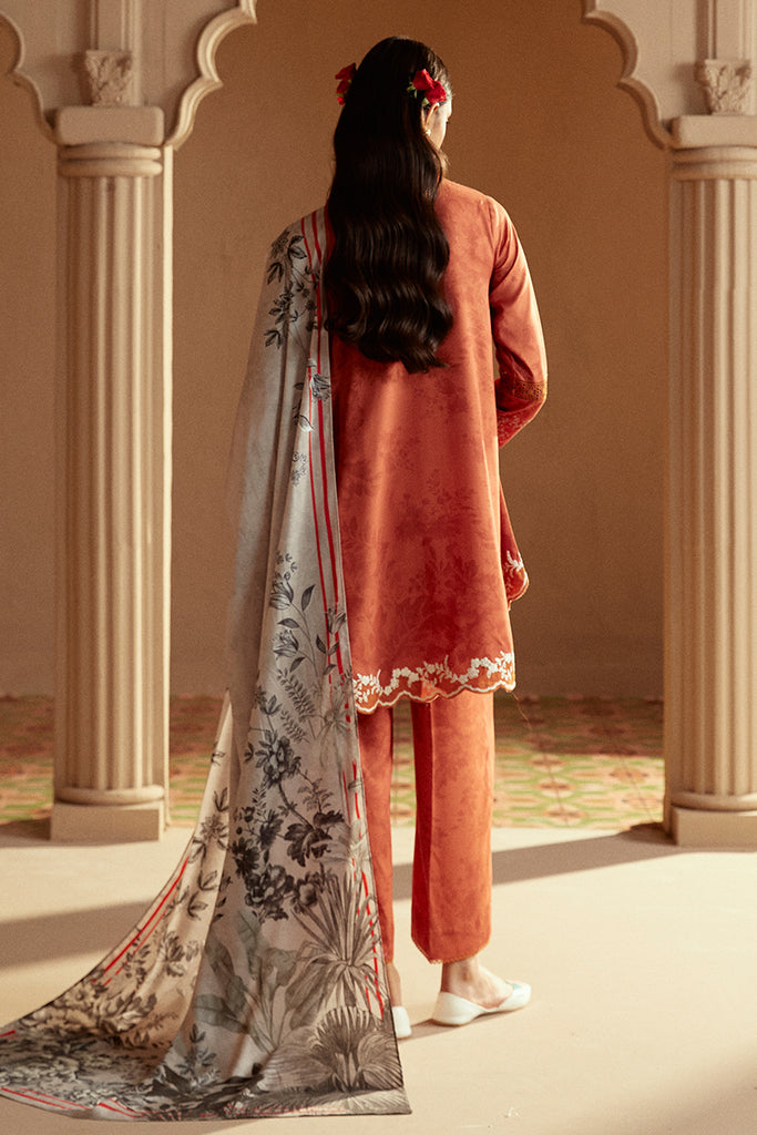 Cross Stitch | Winter Collection 24 |  MANGOLIAN TRIBE by Cross Stitch - Designer Dress - Type: Ladies Clothes - Available at Libayah - 100% Original