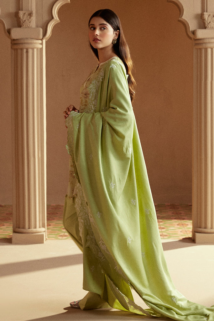 Cross Stitch | Winter Collection 24 |  FLORAL CHARM by Cross Stitch - Designer Dress - Type: Ladies Clothes - Available at Libayah - 100% Original