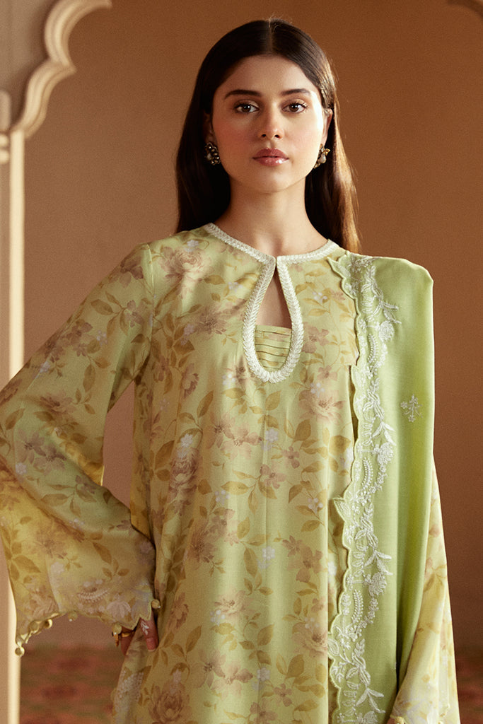 Cross Stitch | Winter Collection 24 |  FLORAL CHARM by Cross Stitch - Designer Dress - Type: Ladies Clothes - Available at Libayah - 100% Original