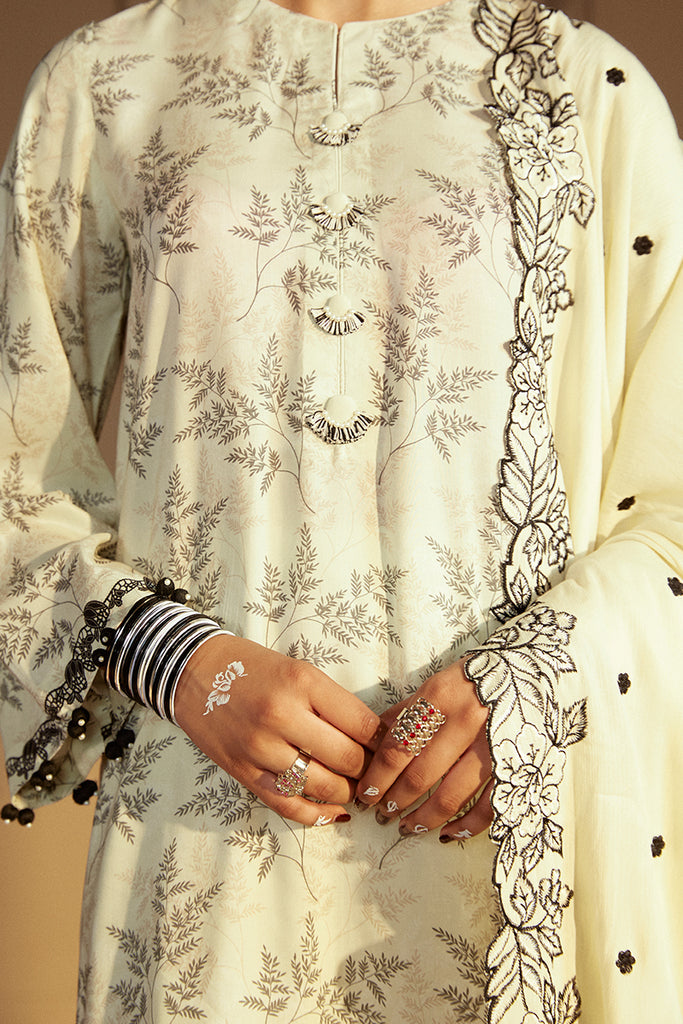 Cross Stitch | Winter Collection 24 |  DOVE GRAY by Cross Stitch - Designer Dress - Type: Ladies Clothes - Available at Libayah - 100% Original