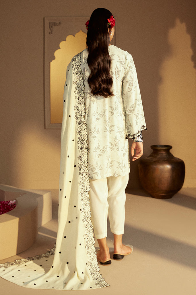 Cross Stitch | Winter Collection 24 |  DOVE GRAY by Cross Stitch - Designer Dress - Type: Ladies Clothes - Available at Libayah - 100% Original