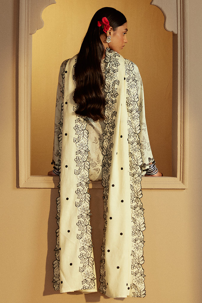 Cross Stitch | Winter Collection 24 |  DOVE GRAY by Cross Stitch - Designer Dress - Type: Ladies Clothes - Available at Libayah - 100% Original