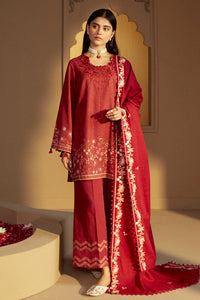 Cross Stitch | Winter Collection 24 |  GARNET RIME by Cross Stitch - Designer Dress - Type: Ladies Clothes - Available at Libayah - 100% Original