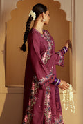 Cross Stitch | Winter Collection 24 |  PLUM RADIANCE by Cross Stitch - Designer Dress - Type: Ladies Clothes - Available at Libayah - 100% Original