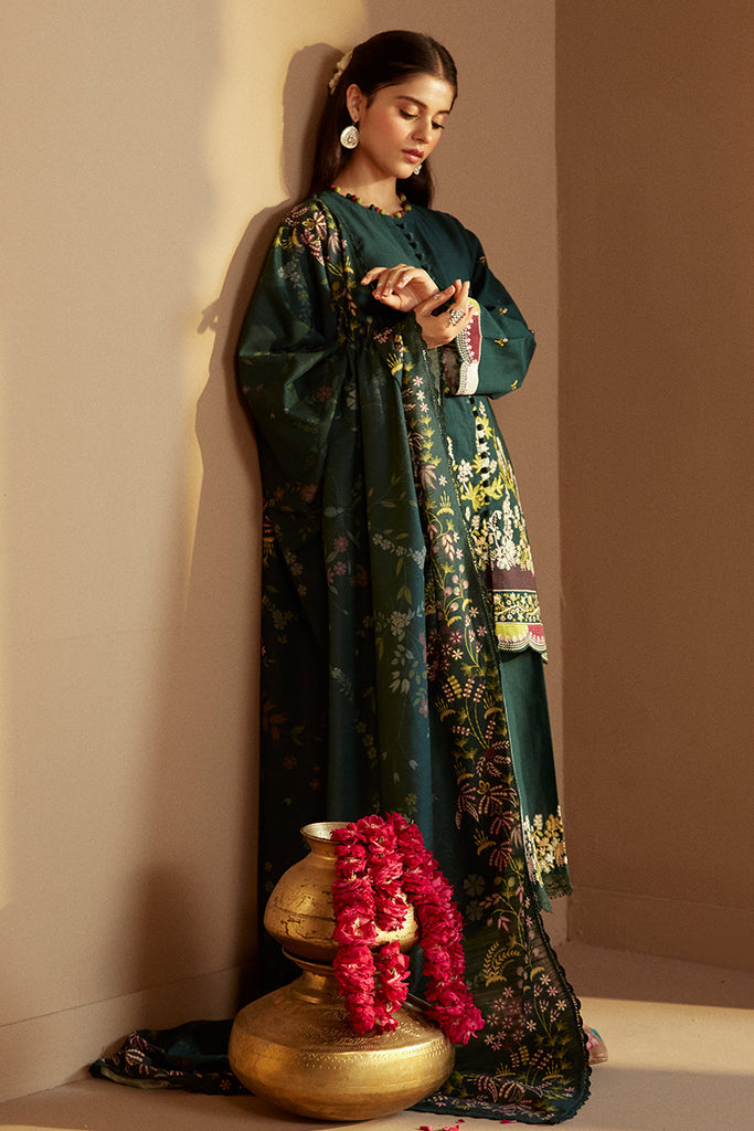 Cross Stitch | Winter Collection 24 | EMERALD FOREST by Cross Stitch - Designer Dress - Type: Ladies Clothes - Available at Libayah - 100% Original