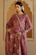Cross Stitch | Winter Collection 24 |MAUVE DREAM by Cross Stitch - Designer Dress - Type: Ladies Clothes - Available at Libayah - 100% Original