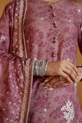 Cross Stitch | Winter Collection 24 |MAUVE DREAM by Cross Stitch - Designer Dress - Type: Ladies Clothes - Available at Libayah - 100% Original