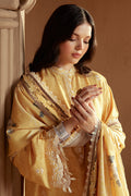 Cross Stitch | Winter Collection 24 |  OCHRE TINT by Cross Stitch - Designer Dress - Type: Ladies Clothes - Available at Libayah - 100% Original