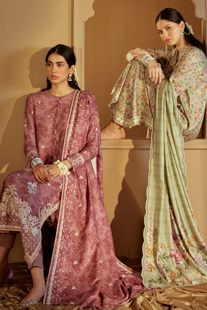 Cross Stitch | Winter Collection 24 |  SAGE BLOOM by Cross Stitch - Designer Dress - Type: Ladies Clothes - Available at Libayah - 100% Original
