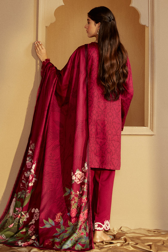 Cross Stitch | Winter Collection 24 |   PINK VELVETEN by Cross Stitch - Designer Dress - Type: Ladies Clothes - Available at Libayah - 100% Original