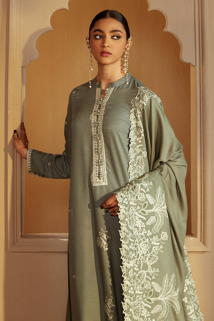 Cross Stitch | Winter Collection 24 |  OLIVE GARDEN by Cross Stitch - Designer Dress - Type: Ladies Clothes - Available at Libayah - 100% Original