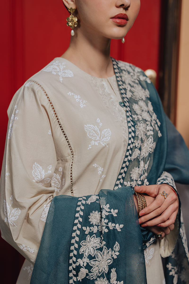 Cross Stitch | Eid Collection | DESERT SAGE by Cross Stitch - Designer Dress - Type: Ladies Clothes - Available at Libayah - 100% Original
