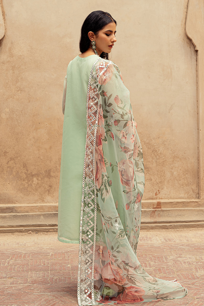 Cross Stitch | Eid Collection | ETHEREAL MINT by Cross Stitch - Designer Dress - Type: Ladies Clothes - Available at Libayah - 100% Original