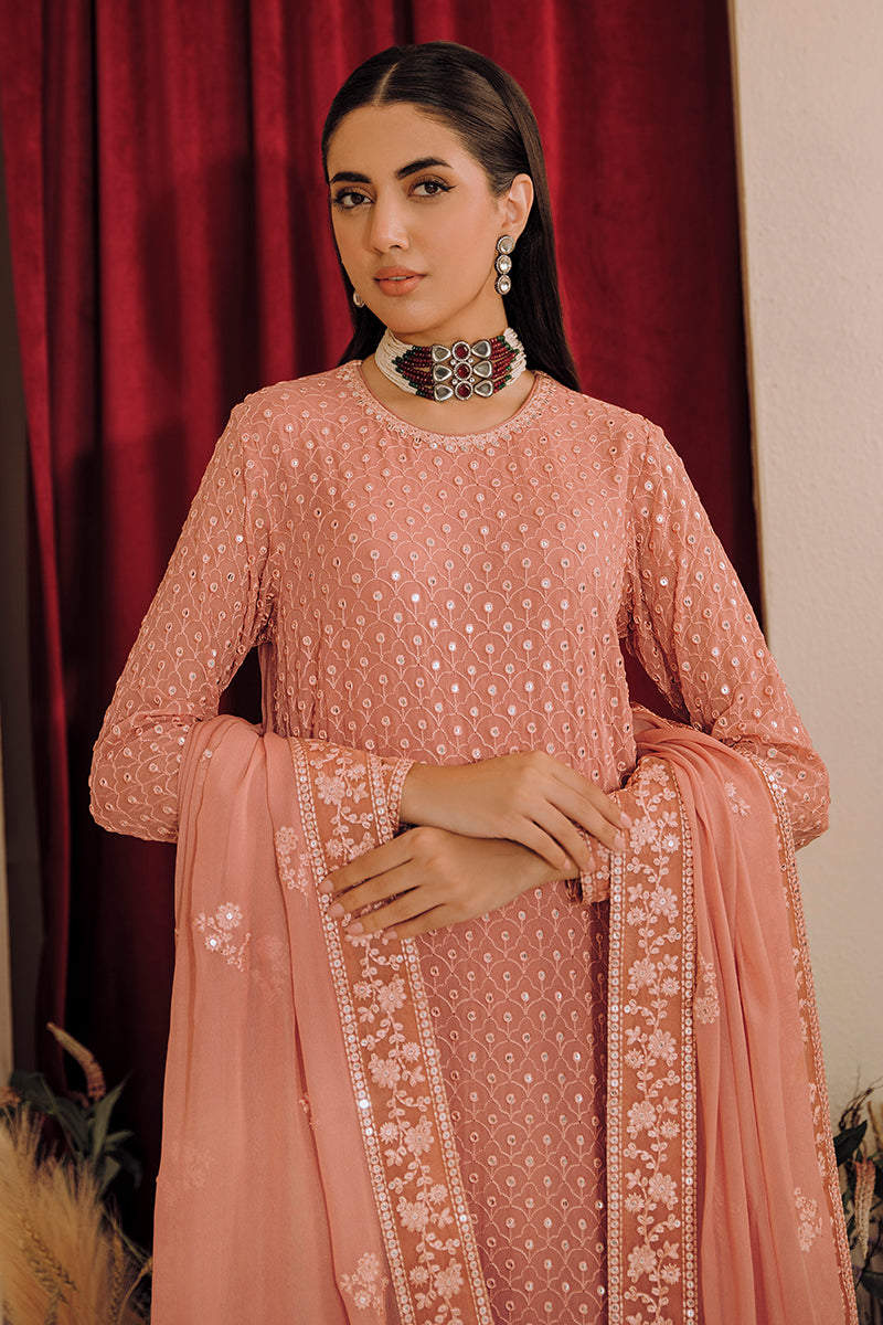 Cross Stitch | Eid Collection | CAMEO BROWN by Cross Stitch - Designer Dress - Type: Ladies Clothes - Available at Libayah - 100% Original
