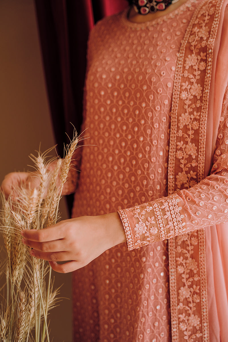 Cross Stitch | Eid Collection | CAMEO BROWN by Cross Stitch - Designer Dress - Type: Ladies Clothes - Available at Libayah - 100% Original