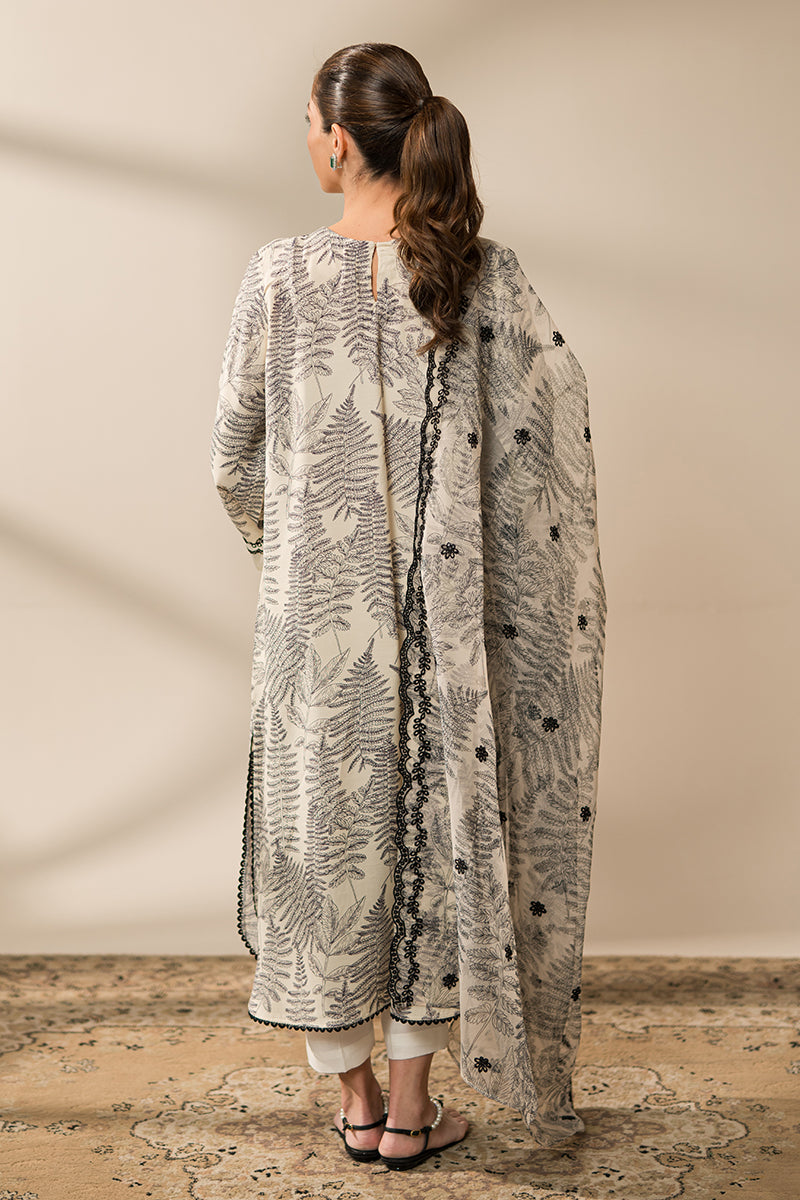 Cross Stitch | Eid Collection | DUSKY SHRUB by Cross Stitch - Designer Dress - Type: Ladies Clothes - Available at Libayah - 100% Original