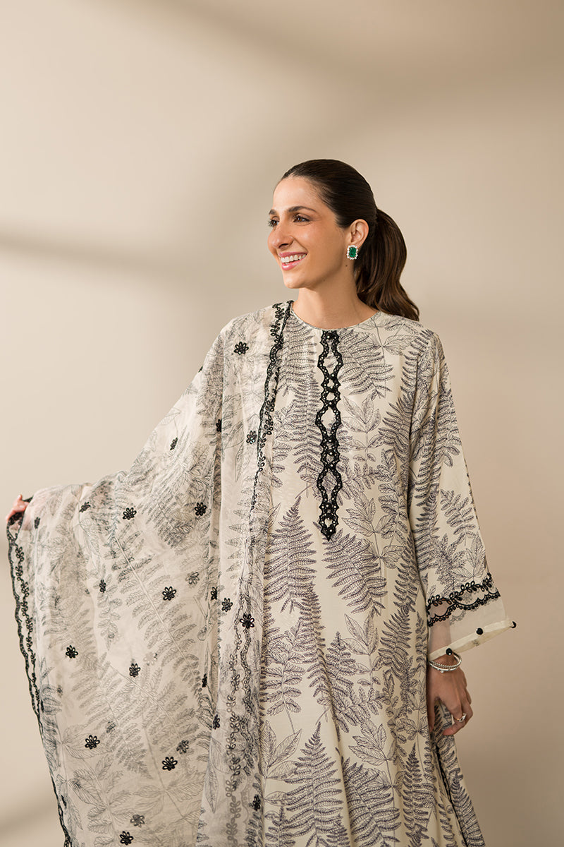 Cross Stitch | Eid Collection | DUSKY SHRUB by Cross Stitch - Designer Dress - Type: Ladies Clothes - Available at Libayah - 100% Original