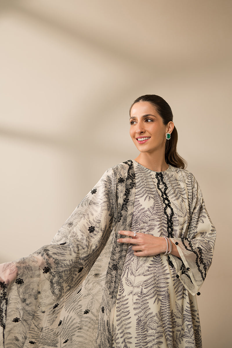 Cross Stitch | Eid Collection | DUSKY SHRUB by Cross Stitch - Designer Dress - Type: Ladies Clothes - Available at Libayah - 100% Original