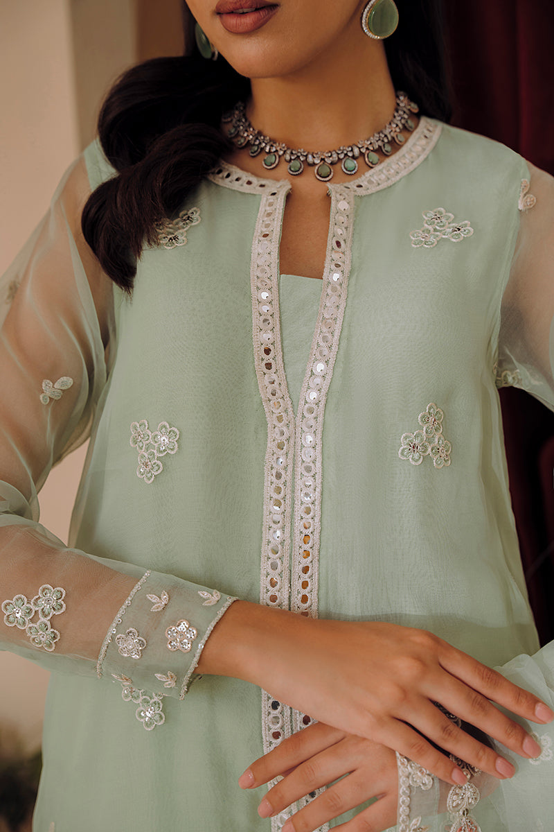 Cross Stitch | Eid Collection | MINTY GLAZE by Cross Stitch - Designer Dress - Type: Ladies Clothes - Available at Libayah - 100% Original