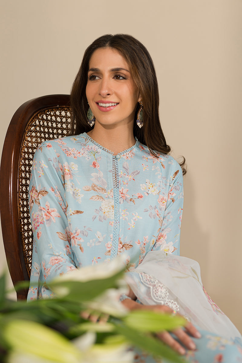 Cross Stitch | Eid Collection | BOTANICAL BLOOM by Cross Stitch - Designer Dress - Type: Ladies Clothes - Available at Libayah - 100% Original
