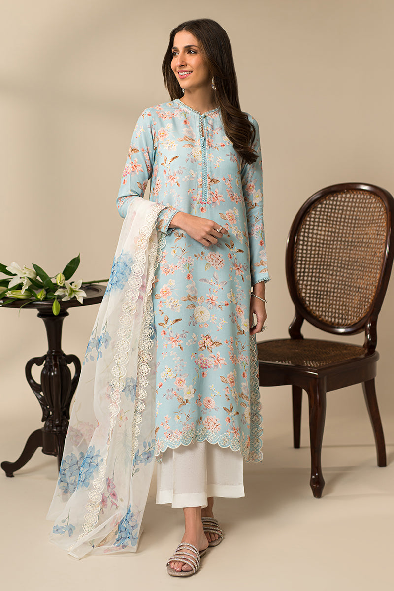 Cross Stitch | Eid Collection | BOTANICAL BLOOM by Cross Stitch - Designer Dress - Type: Ladies Clothes - Available at Libayah - 100% Original