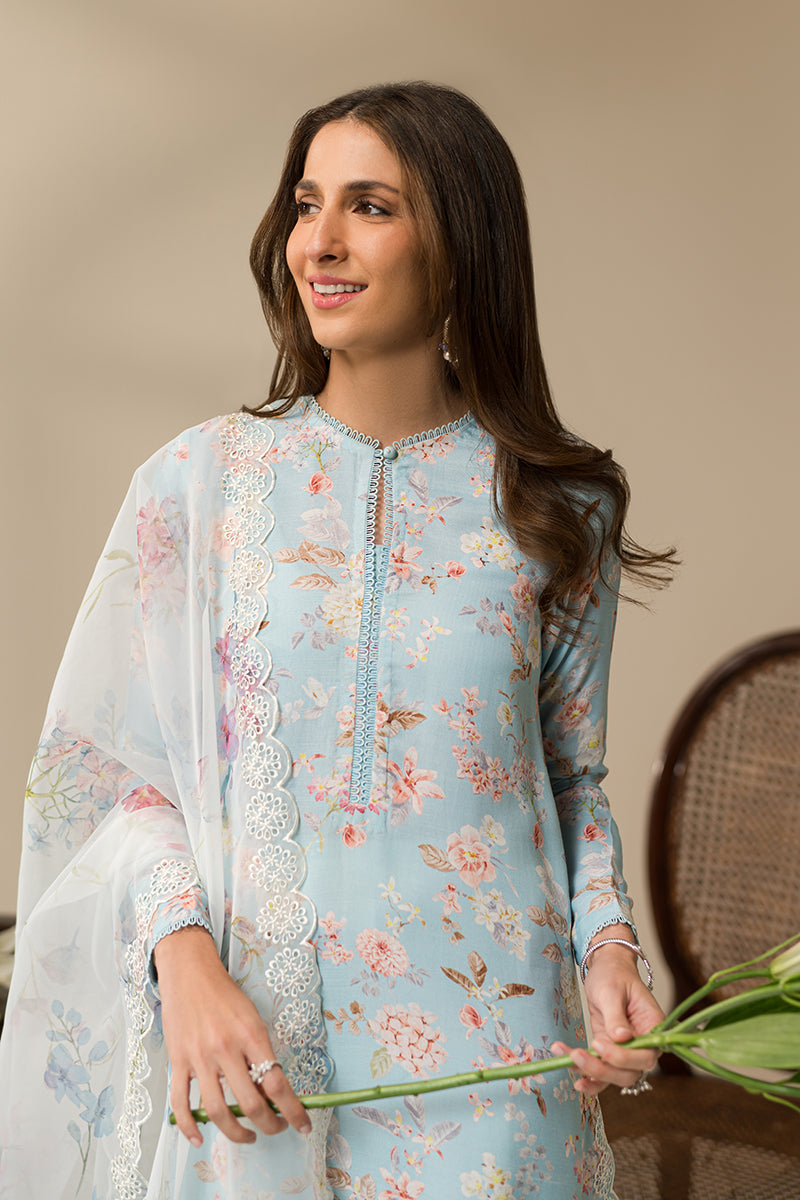 Cross Stitch | Eid Collection | BOTANICAL BLOOM by Cross Stitch - Designer Dress - Type: Ladies Clothes - Available at Libayah - 100% Original
