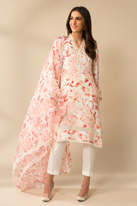 Cross Stitch | Eid Collection | CORAL IMPRESSION by Cross Stitch - Designer Dress - Type: Ladies Clothes - Available at Libayah - 100% Original