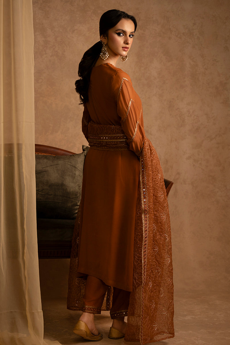 Cross Stitch | Eid Collection | AMBER GOLD by Cross Stitch - Designer Dress - Type: Ladies Clothes - Available at Libayah - 100% Original