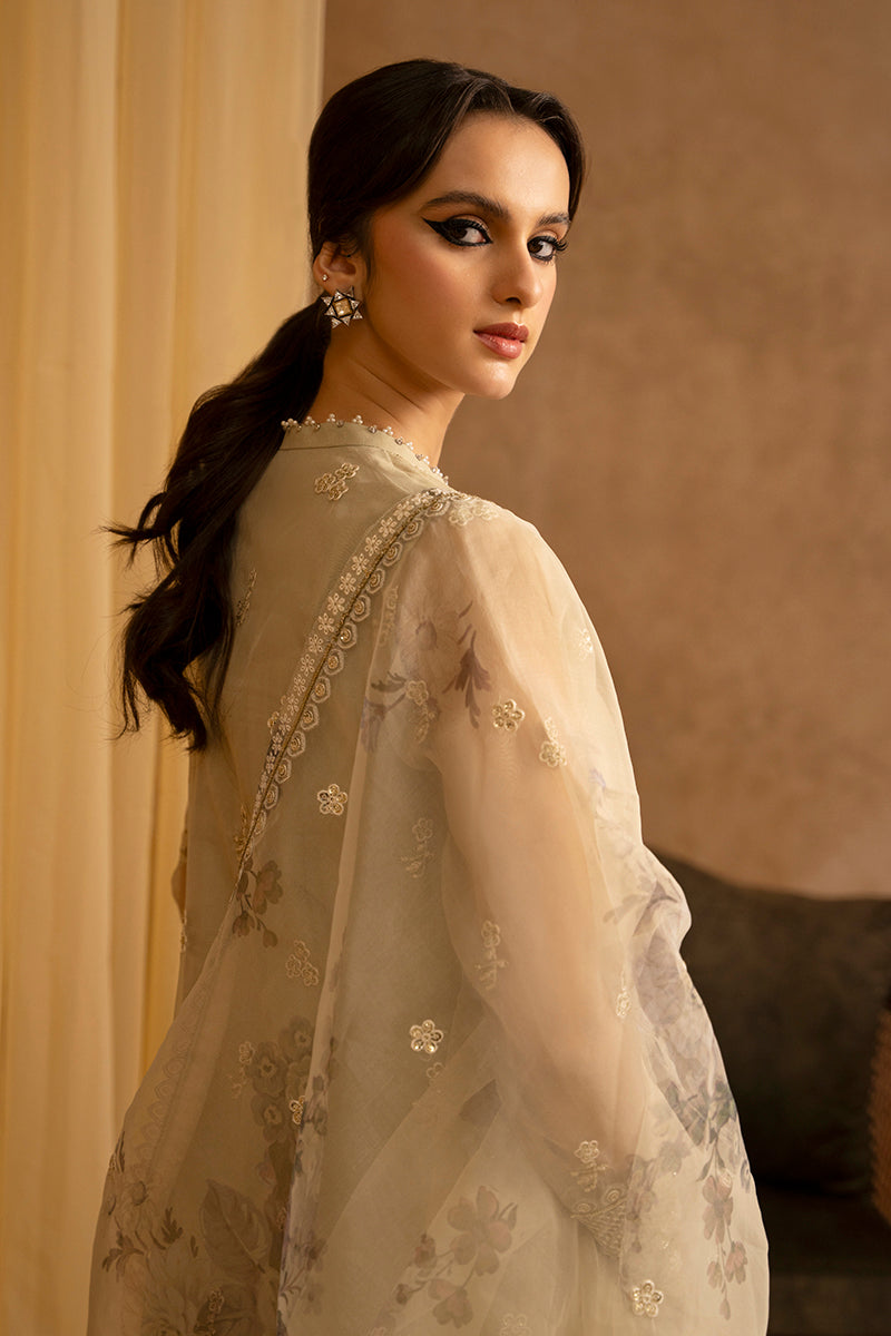 Cross Stitch | Eid Collection | ISLAND FOSSIL by Cross Stitch - Designer Dress - Type: Ladies Clothes - Available at Libayah - 100% Original